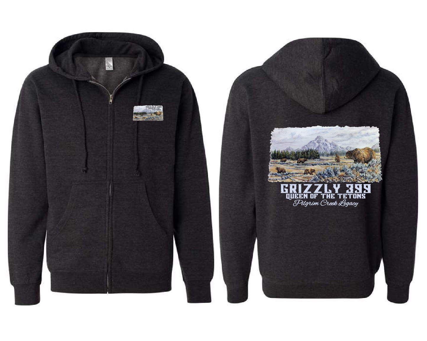 Grizzly 399 Full ZIp Hoodie